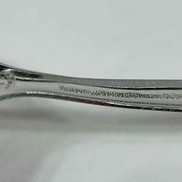 Oneida Simeon L George H Rogers PARAMOUNT Stainless Pie Cake Server Flatware - Picture 6 of 10